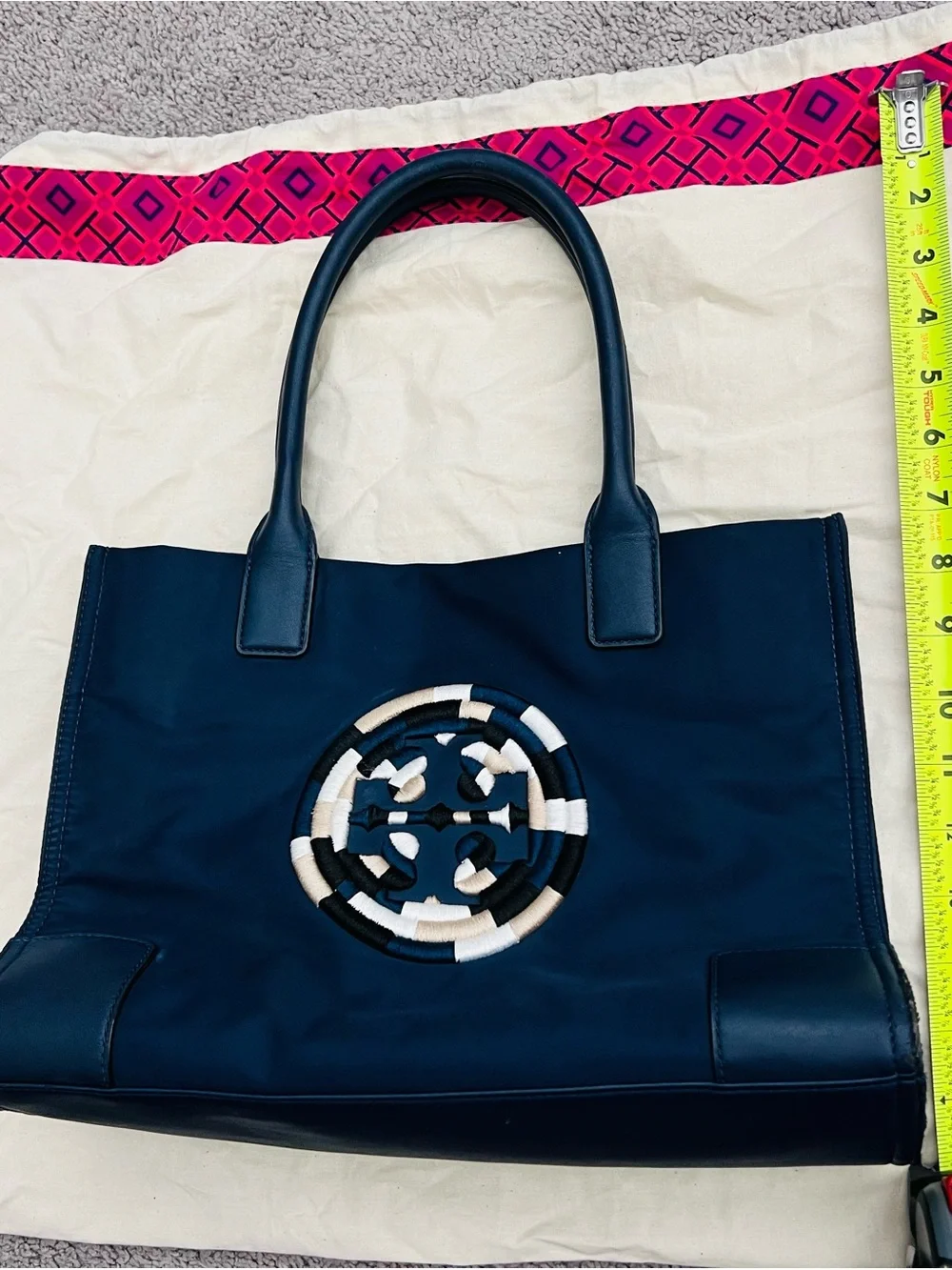 Tory Burch navy tote